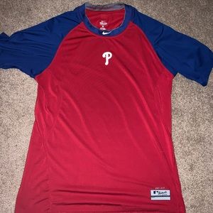Nike Pro Combat Philadelphia Phillies T Shirt